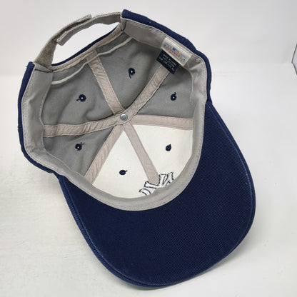 New York Yankees MLB T.E.I. Gray Baseball Cap One Size Strapback Embroidered Hat