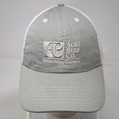 Baseball Cap Gray One Size Agri Beef Co Boise Valley Feeders Corporate Mesh Hat