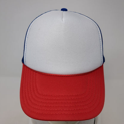 Otto Snapback Mesh Back Rope Trucker Hat Multicolor One Size Blank