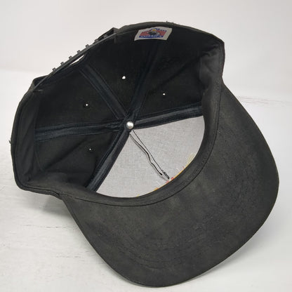 Cap America 5 Panel Black Hat Snelson Companies 50 Years Snapback USA Vintage OS