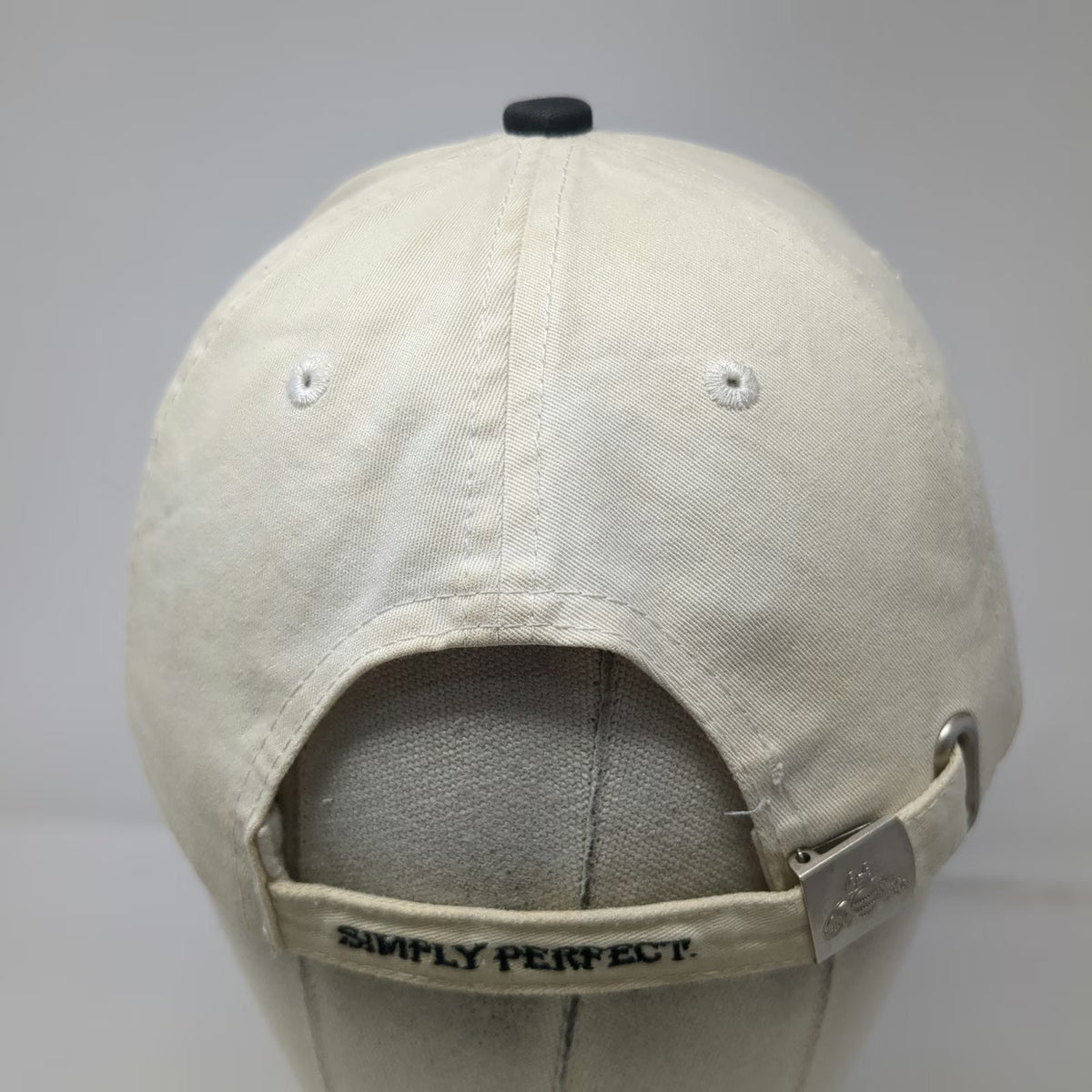 Tequila Patron Baseball Cap Black One Size Two Tone Simply Perfect Patch Hat
