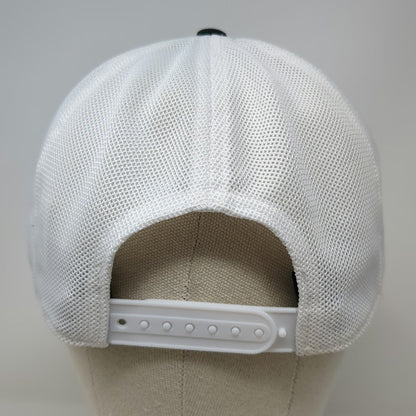 Under Armour Trucker Hat Black One Size Mesh Snapback Diamond Patch Curved Brim