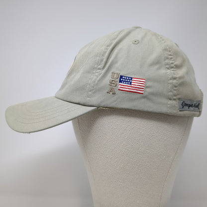 Imperial La Quinta Country Club Roadrunner USA Flag Baseball Cap Beige One Size