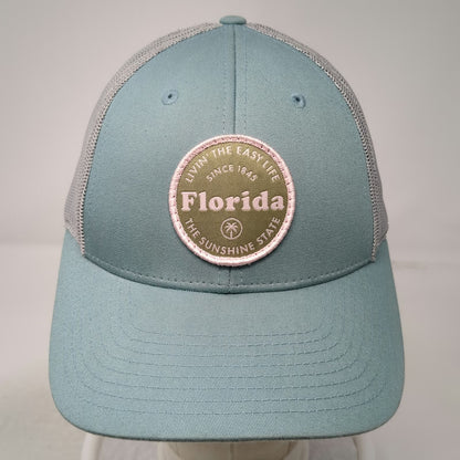 Richardson Trucker Hat Blue S Florida Sunshine State Mesh Snapback
