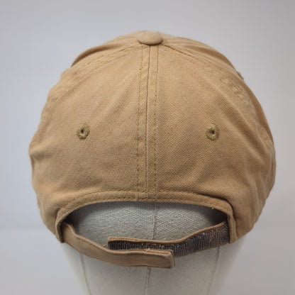 SRP Strapback Baseball Cap Brown One Size Adjustable Embroidered Port Authority