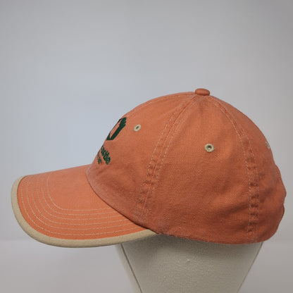 Oldcastle Precast Baseball Cap Orange Adjustable Embroidered Port Authority