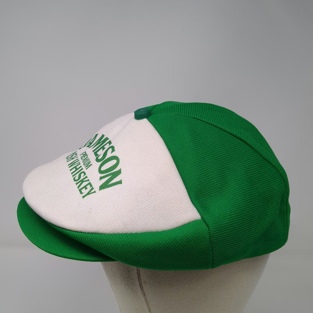 Jacobson Newsboy Cap Green One Size Hat Jameson Irish Whiskey Snapback Made USA