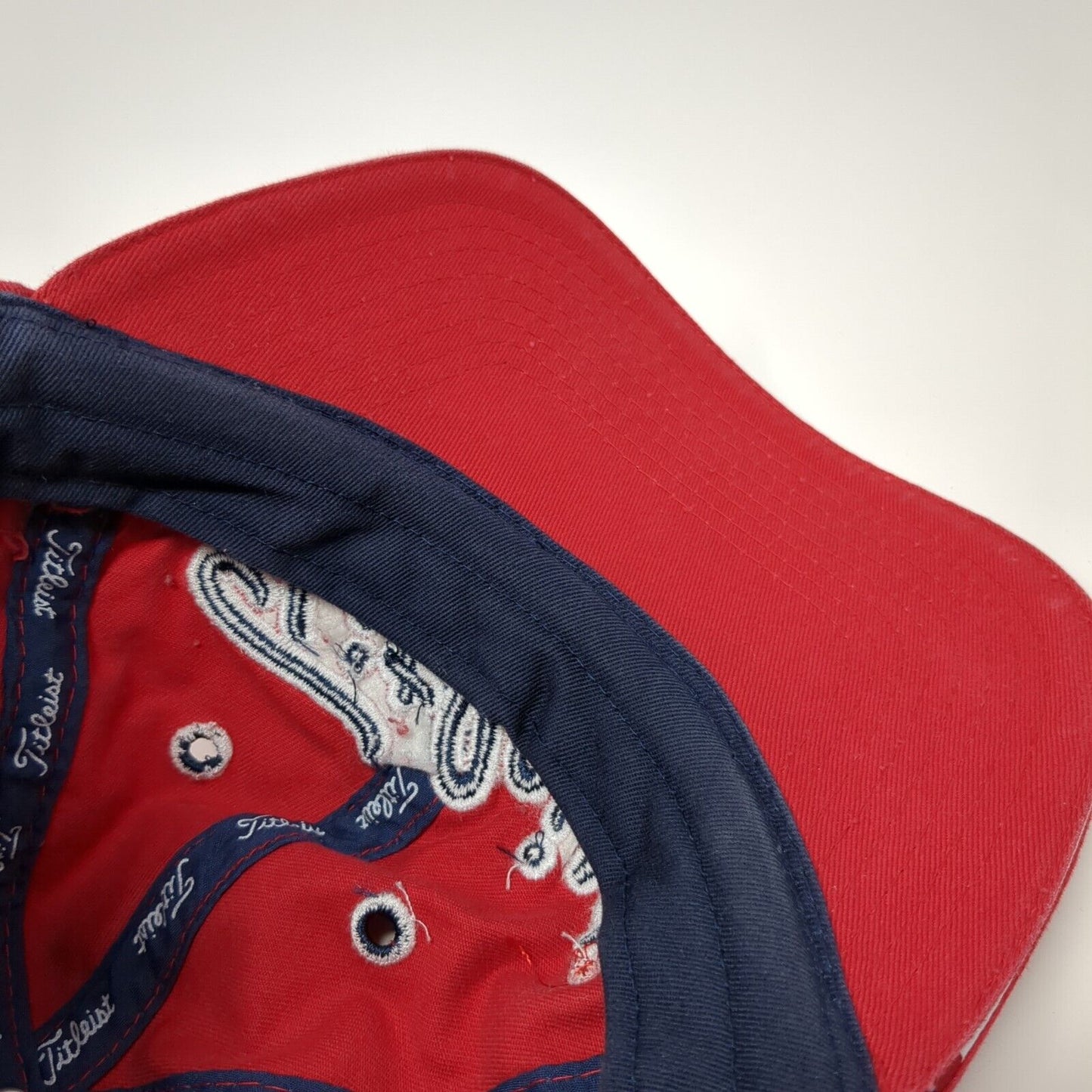 Titleist by New Era Slideback Hat Red One Size Adjustable Embroidered