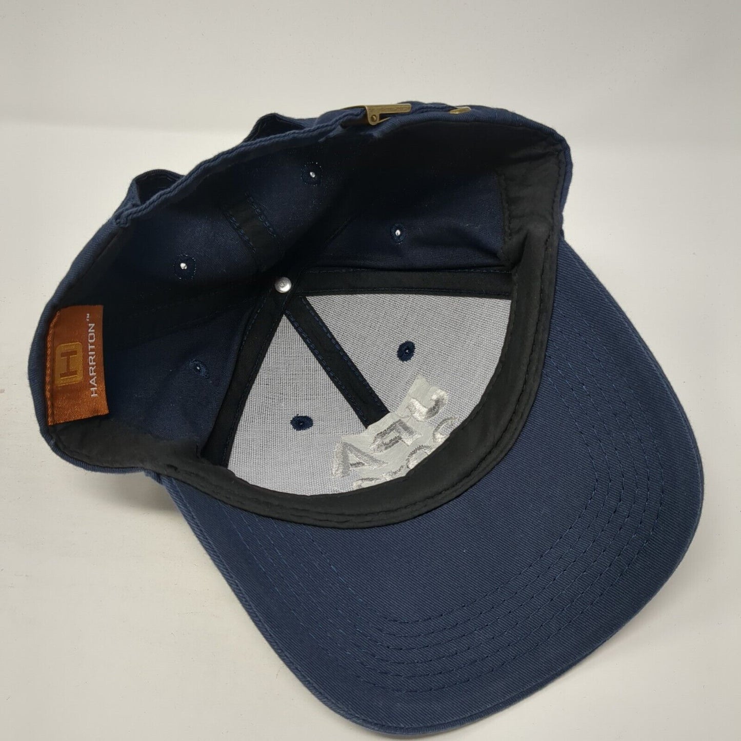 JPA 2013 Slideback Baseball Cap Blue One Size Adjustable Embroidered Harriton