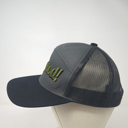 So Good! Snapback Mesh Back Trucker Hat Gray One Size Embroidered