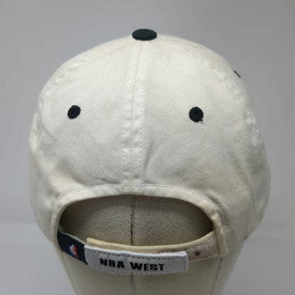 Adidas San Antonio Spurs NBA White Baseball Cap One Size Strapback West Logo Hat