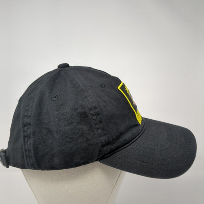 Naruto Shippuden Slideback Hat Black One Size Adjustable Embroidered
