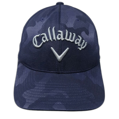 Callaway Snapback Blue Camo One Size Hat Flexfit 110 Chevron Golf Embroidery
