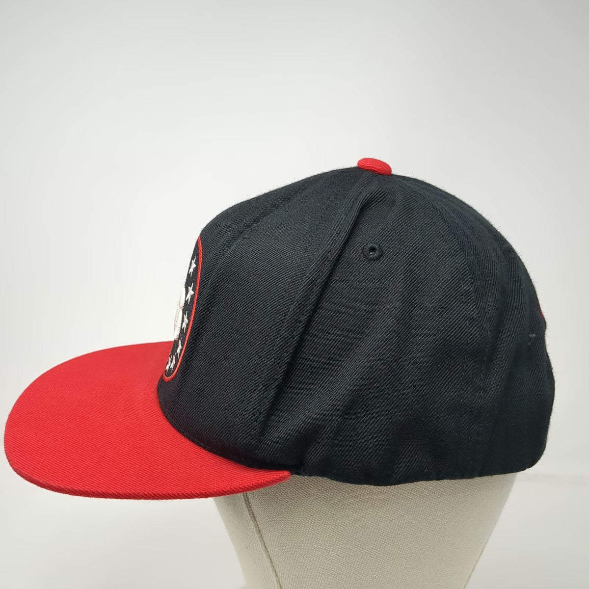 Mitchell & Ness Philadelphia 76ers NBA Snapback Hat Black Red One Size Flat Brim