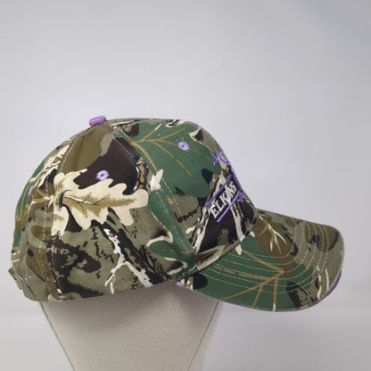 Elkins Dental Strapback Hat Multicolor Camo One Size Embroidered Hunting