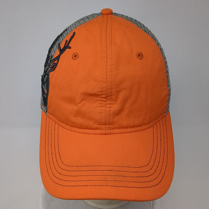 Dri-Duck Strapback Trucker Hat Orange One Size Mesh Back Wildlife Series