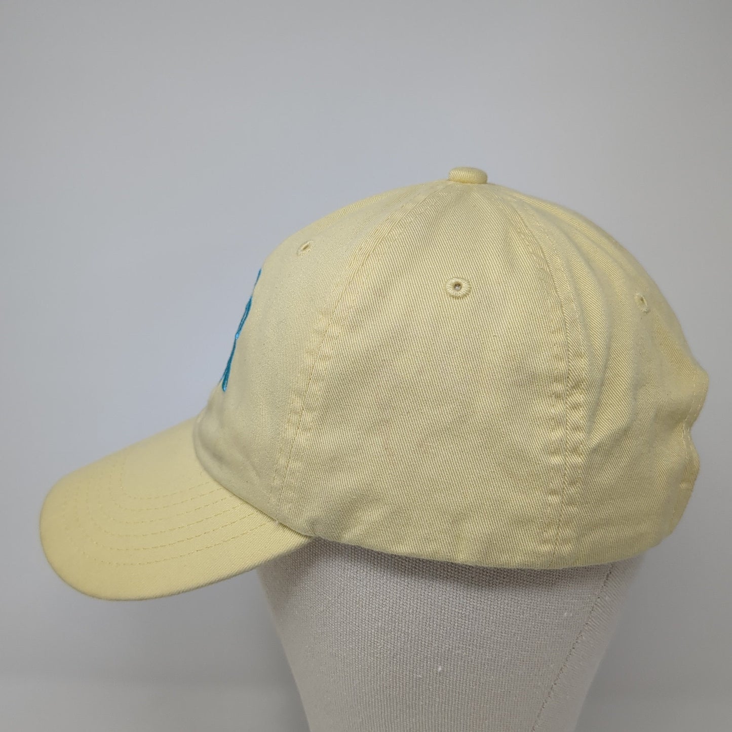 MKR Monogram Baseball Cap Yellow One Size Adjustable Embroidered 6 Panel