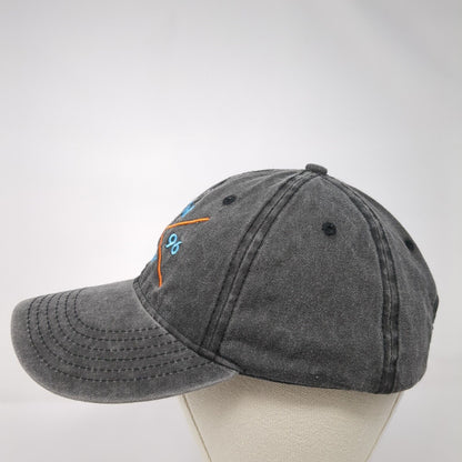 TN 1796 Slideback Hat Gray One Size Adjustable Embroidered 6 Panel