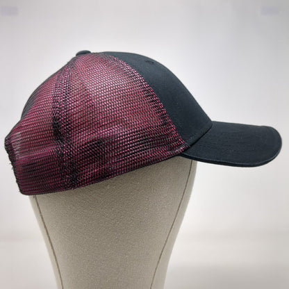 Port Authority Snapback Mesh Back Trucker Hat Multi One Size Embroidered