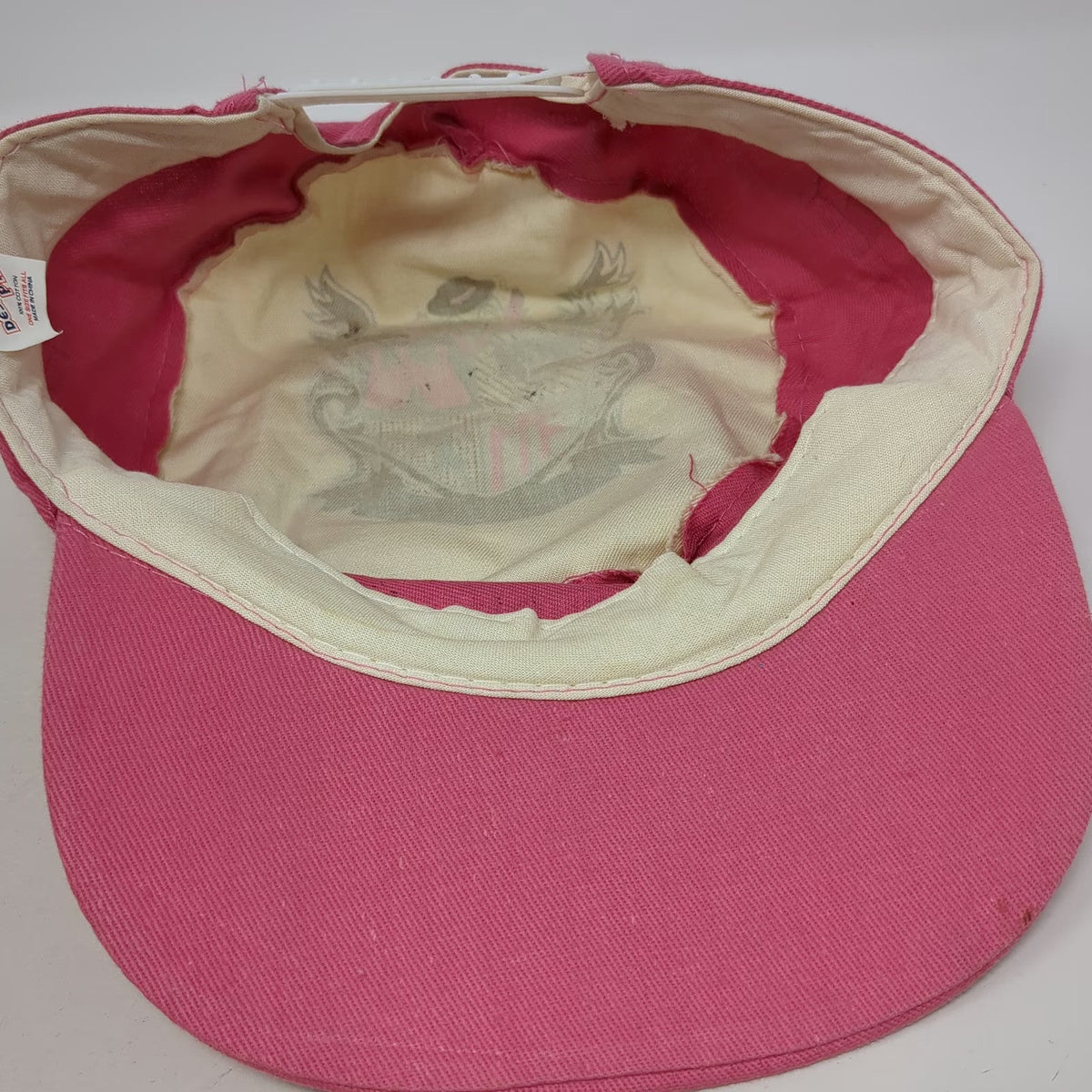 Designer Pro Circus Circus Las Vegas Hotel Casino Pink Army Cap Hat Vintage