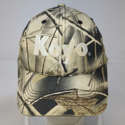 Koyo Hunting Camo Baseball Cap Beige One Size Embroidered Strapback Hat