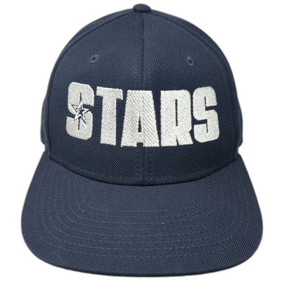 OTTO Snapback Hat Blue One Size Stars Embroidery Gray Underbrim Structured