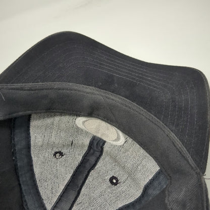 Oakley Software 1242 Snapback Hat Black One Size Logo Made in USA Vintage Rare