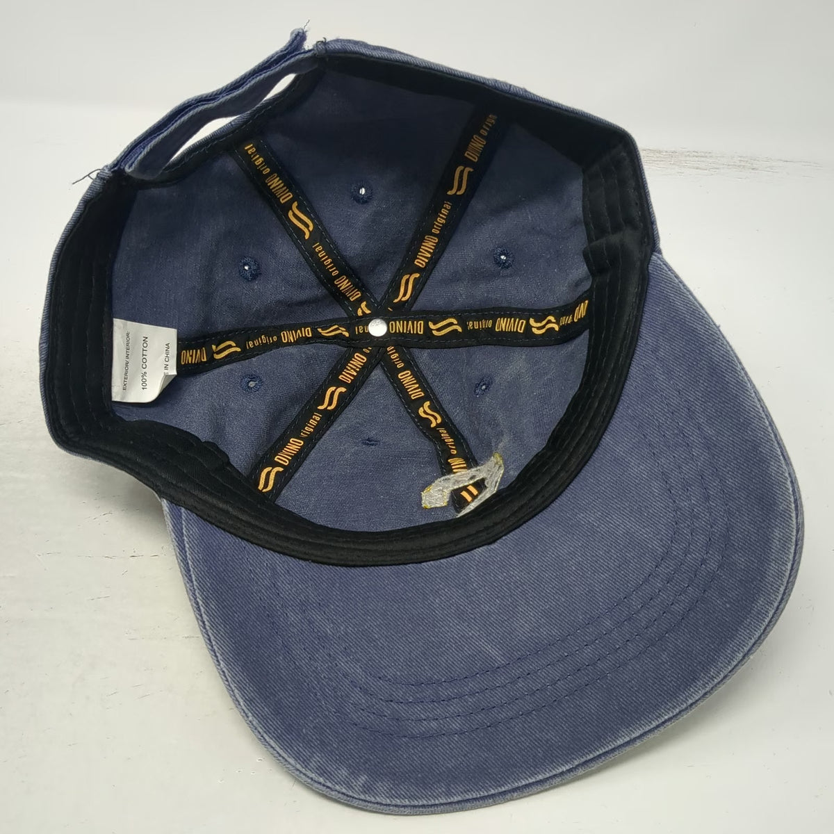 DIVINO original Sorrento Italy Italia Blue One Size Baseball Cap Strapback Hat