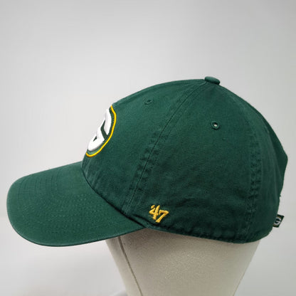 Green Bay Packers NFL 47 Brand Cap Green One Size Slideback Cotton Embroidered