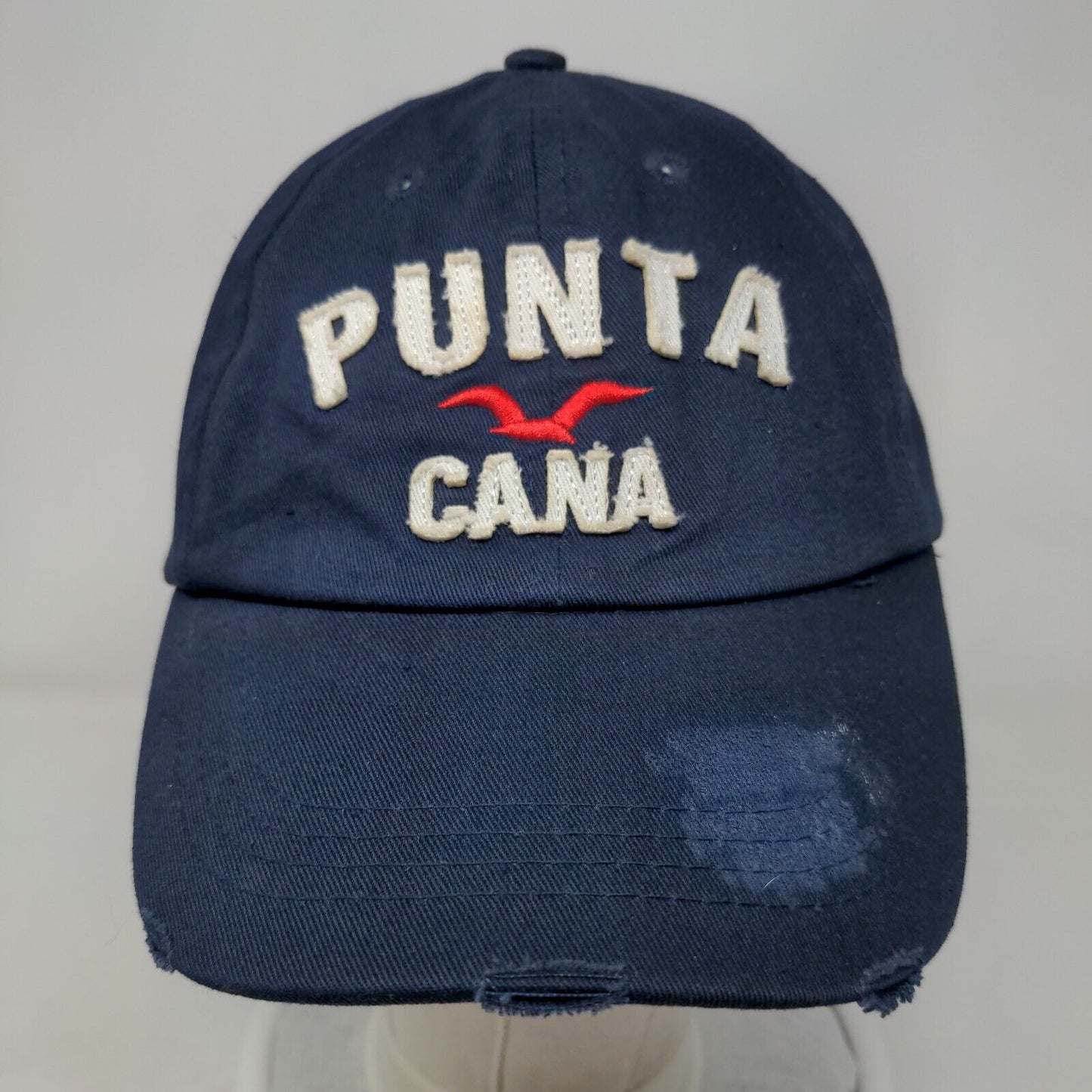 Punta Cana Strapback Hat Blue OSFA Embroidered Adjustable 6 Panel