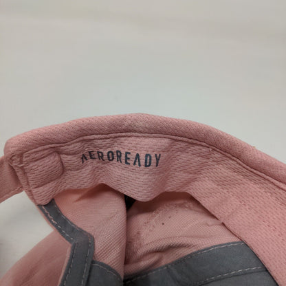 Adidas Aeroready Strapback Hat Pink One Size Adjustable Breathable 6 Panel