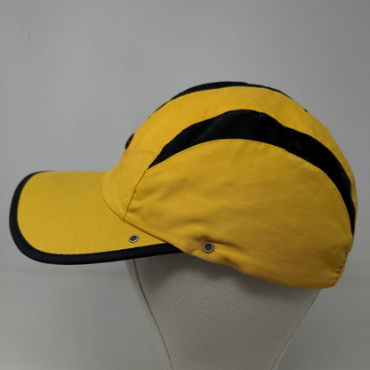 Clench Jeans Men's Slideback Hat Yellow Black Size OSFA 3D #701 Logo