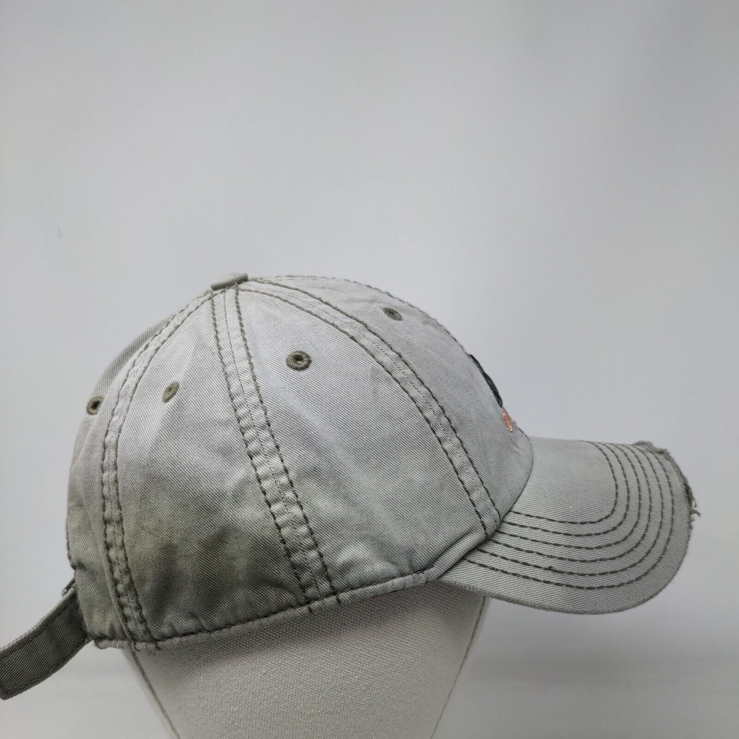 Adidas Slideback Hat Green OSFA Adjustable Embroidered 3 Stripes
