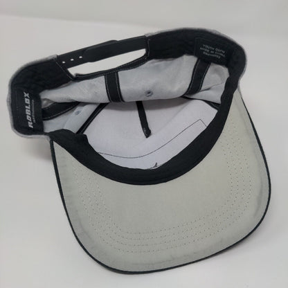 Roblox Patch Snapback Hat Gray Youth OSFM Adjustable Colorblock