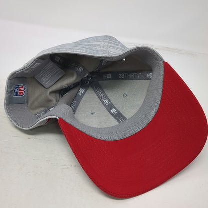 San Francisco 49ers NFL New Era Gray Red XL Hat 39THIRTY Stretch Fit Curved Brim