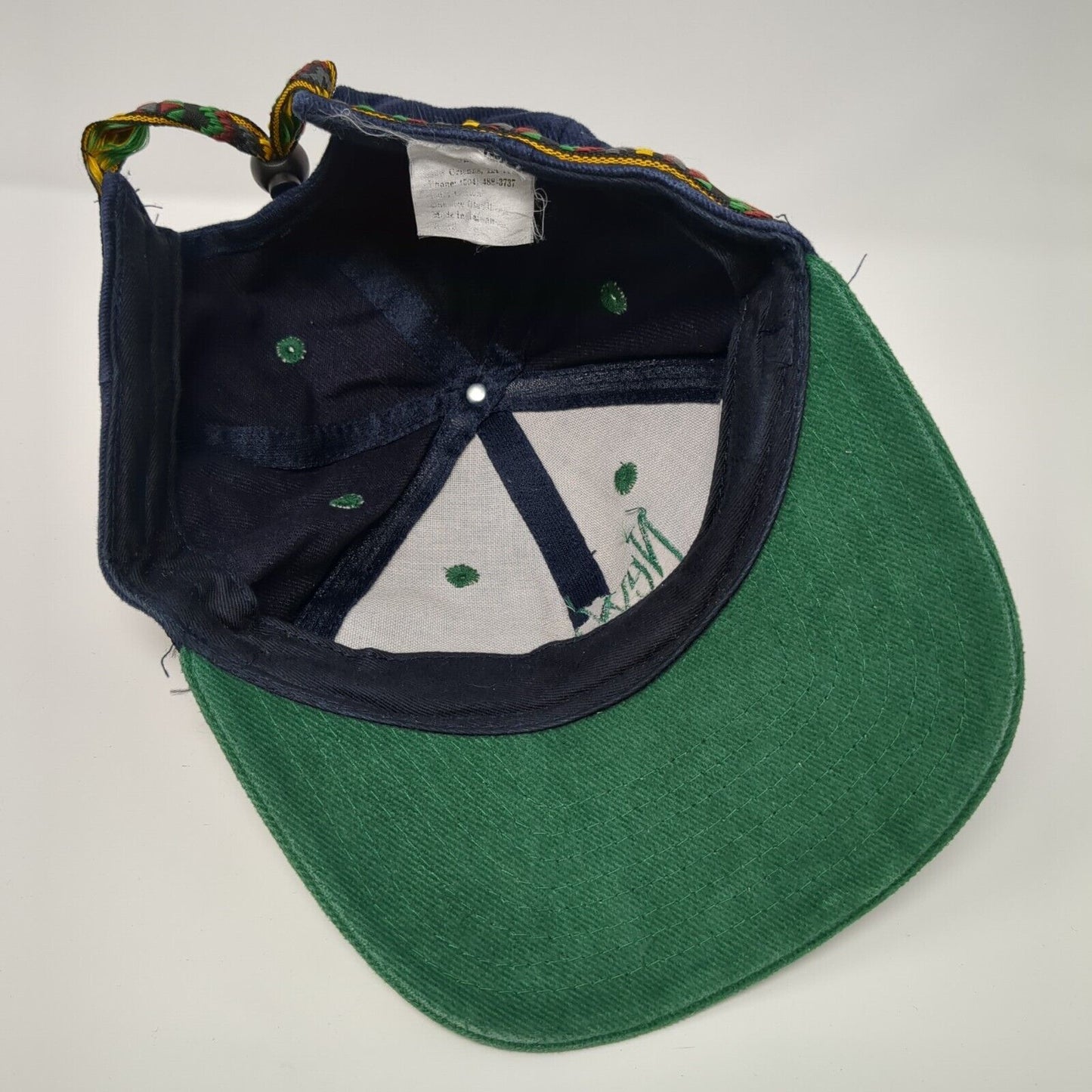 New Orleans Toggle Back Hat Multicolor OSFA Adjustable Embroidered