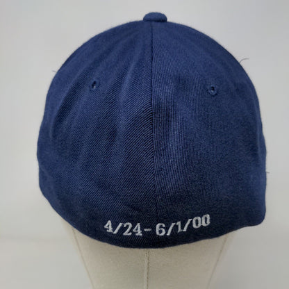 IP2000 Boulder 4/24 - 6/1/00 Fitted Hat Blue L/XL Flexfit Yupoong Vintage Y2K