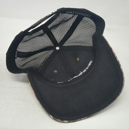 Richardson Trucker Hat Green Brown Camo One Size Mesh Magic Valley Bowhunters
