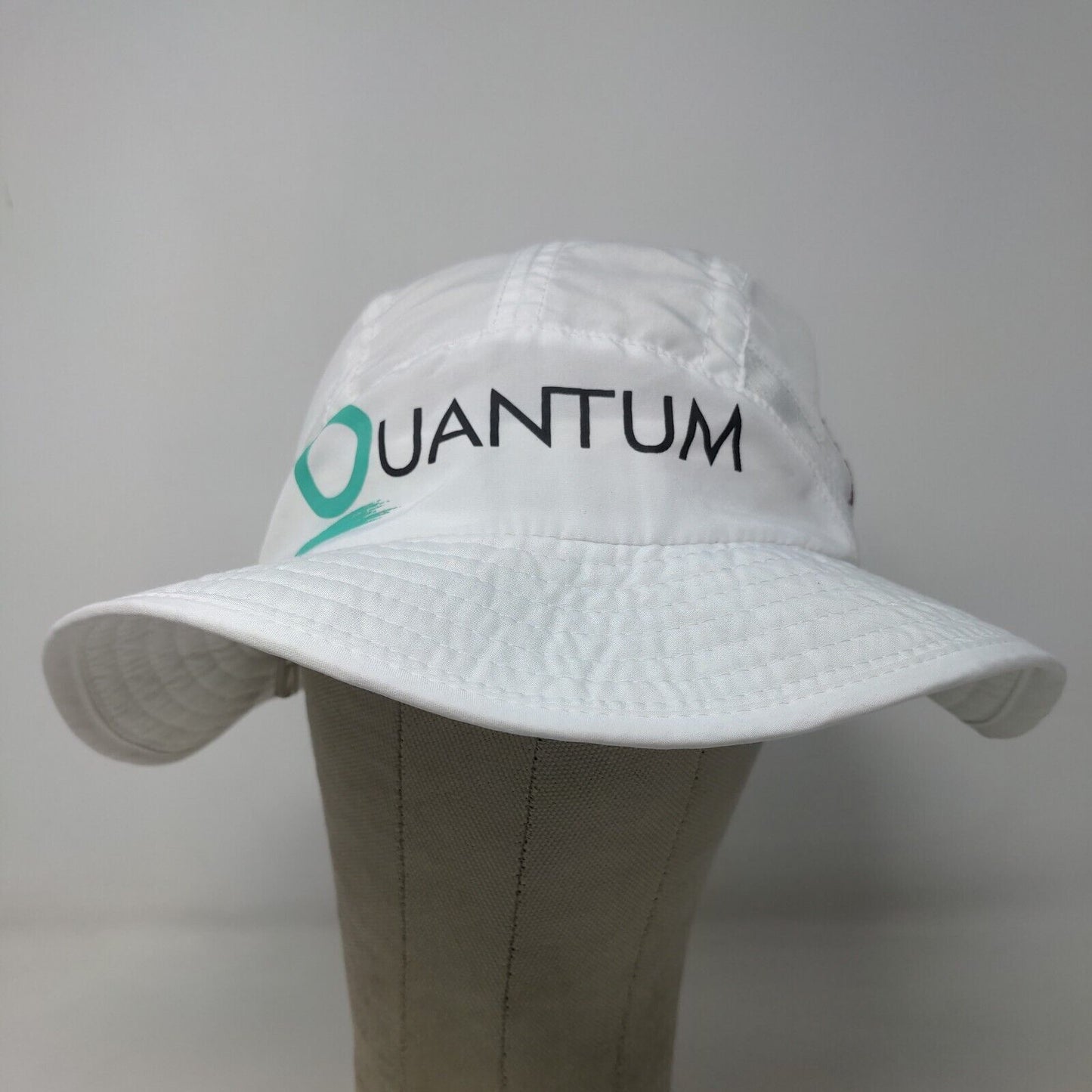 Sebago Men's Wide Brim Sun Hat White Size OS Graphic Quantum Logo Polyester