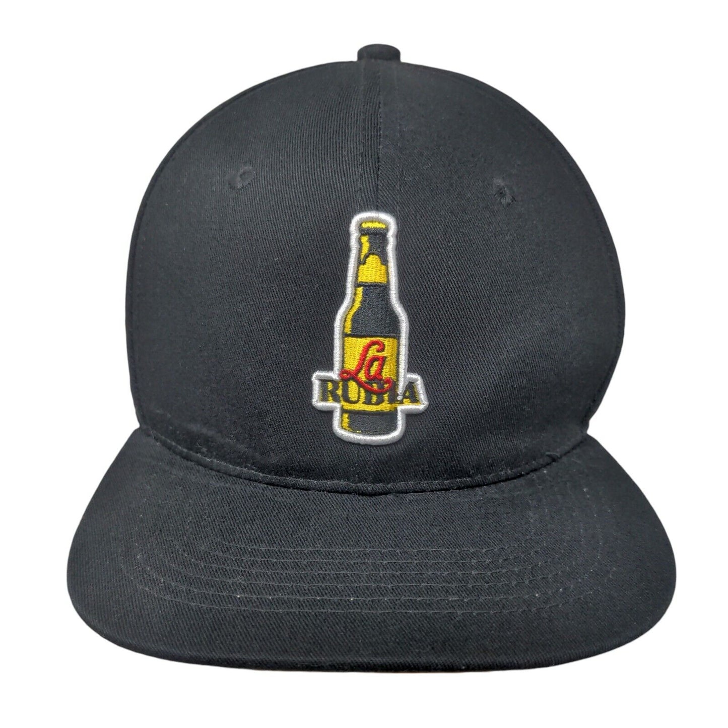 La Rubia Blonde Ale Snapback Hat Black One Size Adjustable Embroidered Cotton