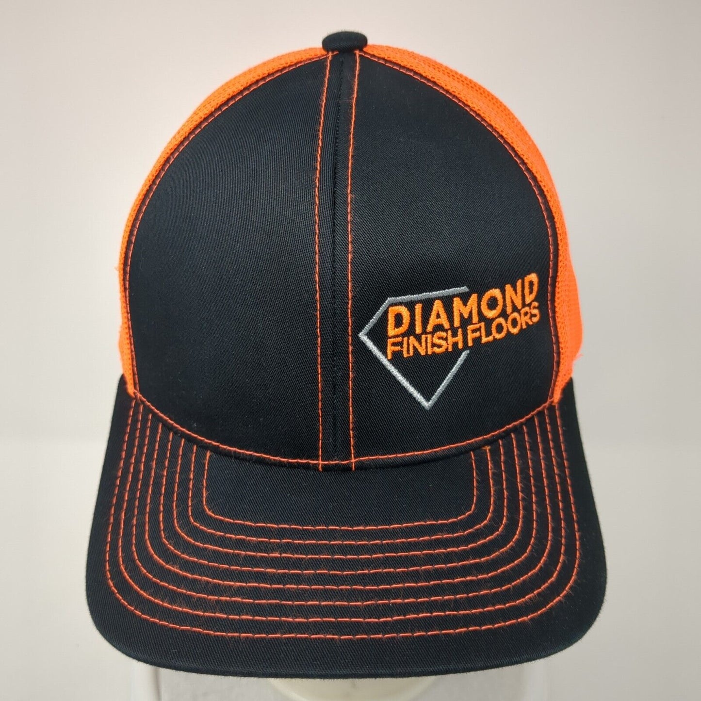 Diamond Finish Floors Snapback Trucker Hat Multi One Size Mesh Back