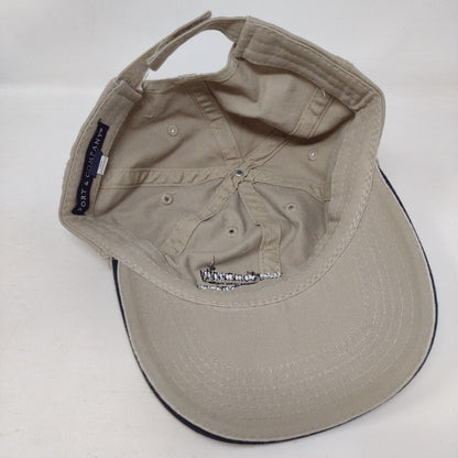Western Community Strapback Hat Tan One Size Adjustable 6 Panel Port & Company
