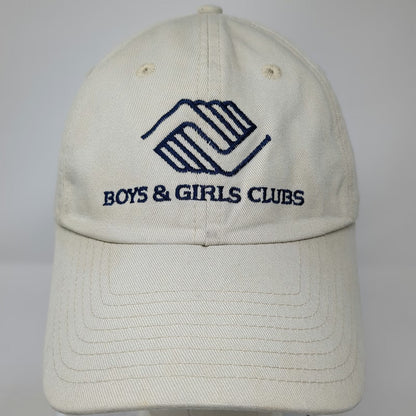 Anaconda Boys & Girls Clubs Baseball Cap Beige Blue OSFM Slideback Cotton Hat