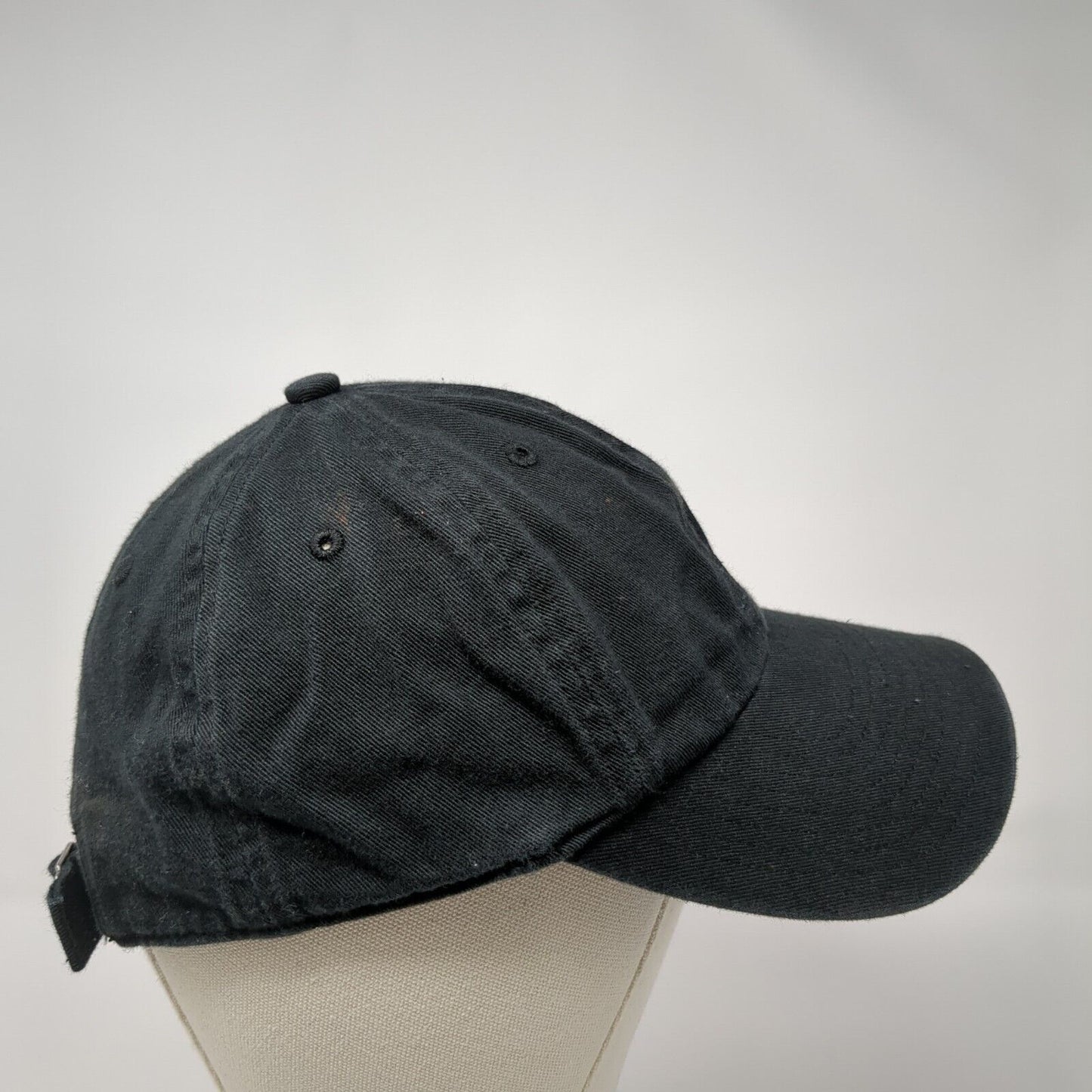 Adidas 3 Stripes Slideback Hat Black One Size Adjustable Embroidered