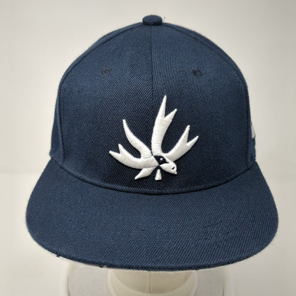 Piecemaker Snapback Hat Blue One Size Embroidered 420 Logo 6 Panel
