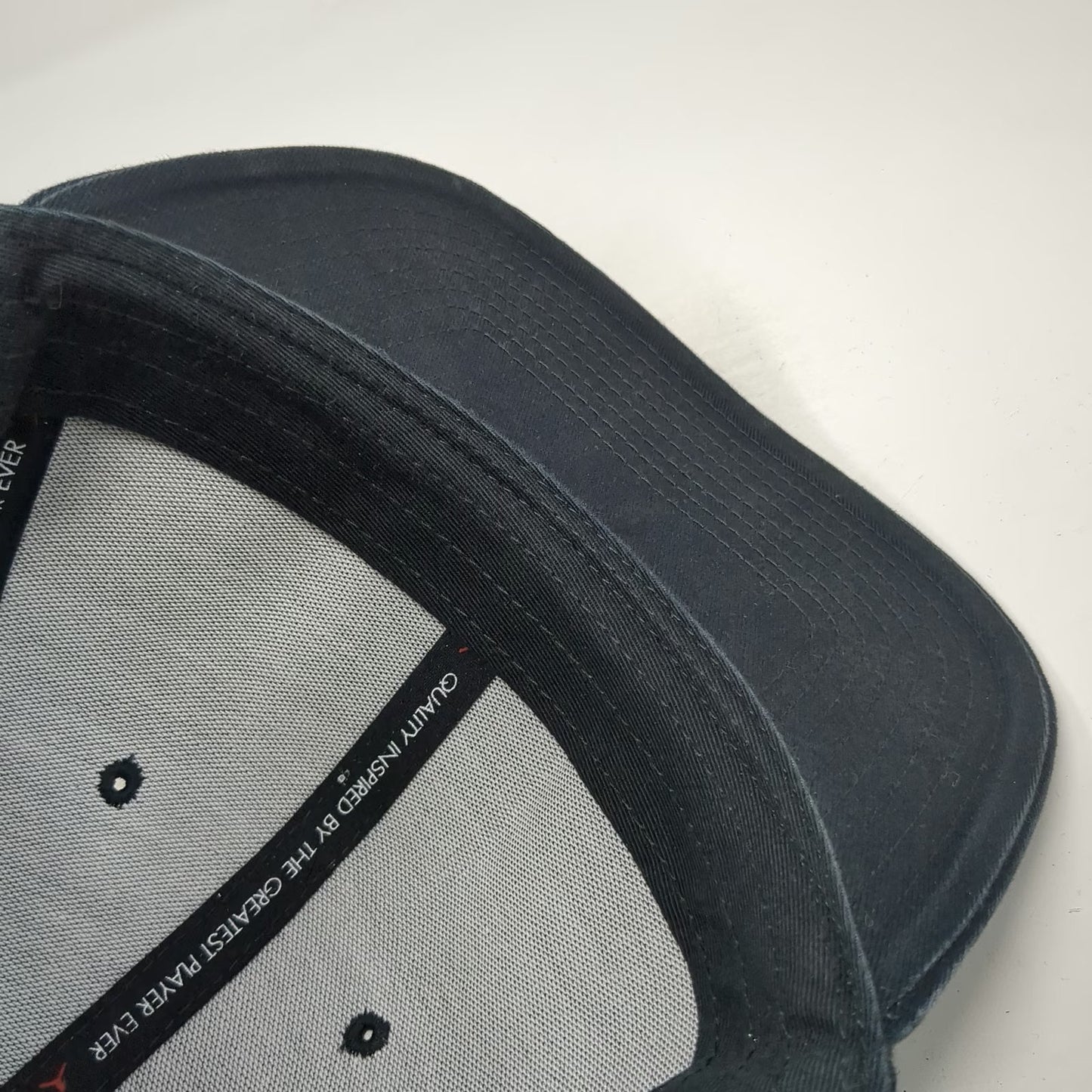 Nike Snapback Hat Black One Size Jordan Jumpman Patch 6 Panel Logo Athletic