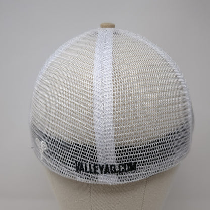 Valley Agronomics LLC Fitted Mesh Back Trucker Hat Brown XL Embroidered