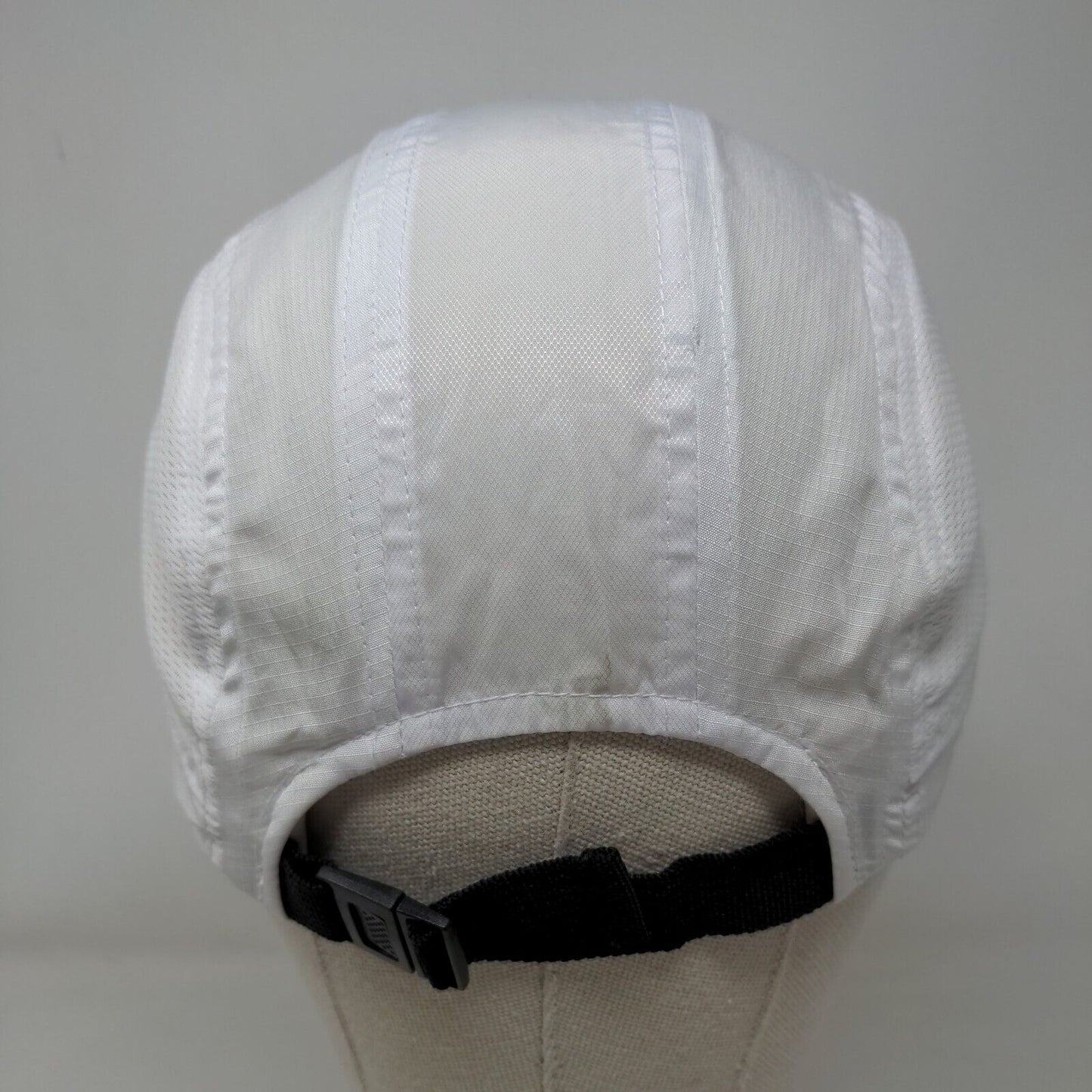RBX Slideback Running Hat White One Size Adjustable Breathable Lightweight