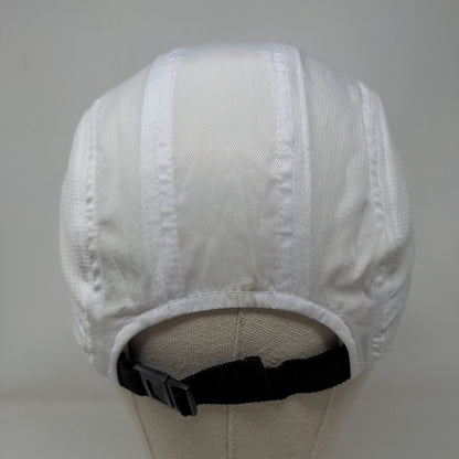 RBX Slideback Running Hat White One Size Adjustable Breathable Lightweight