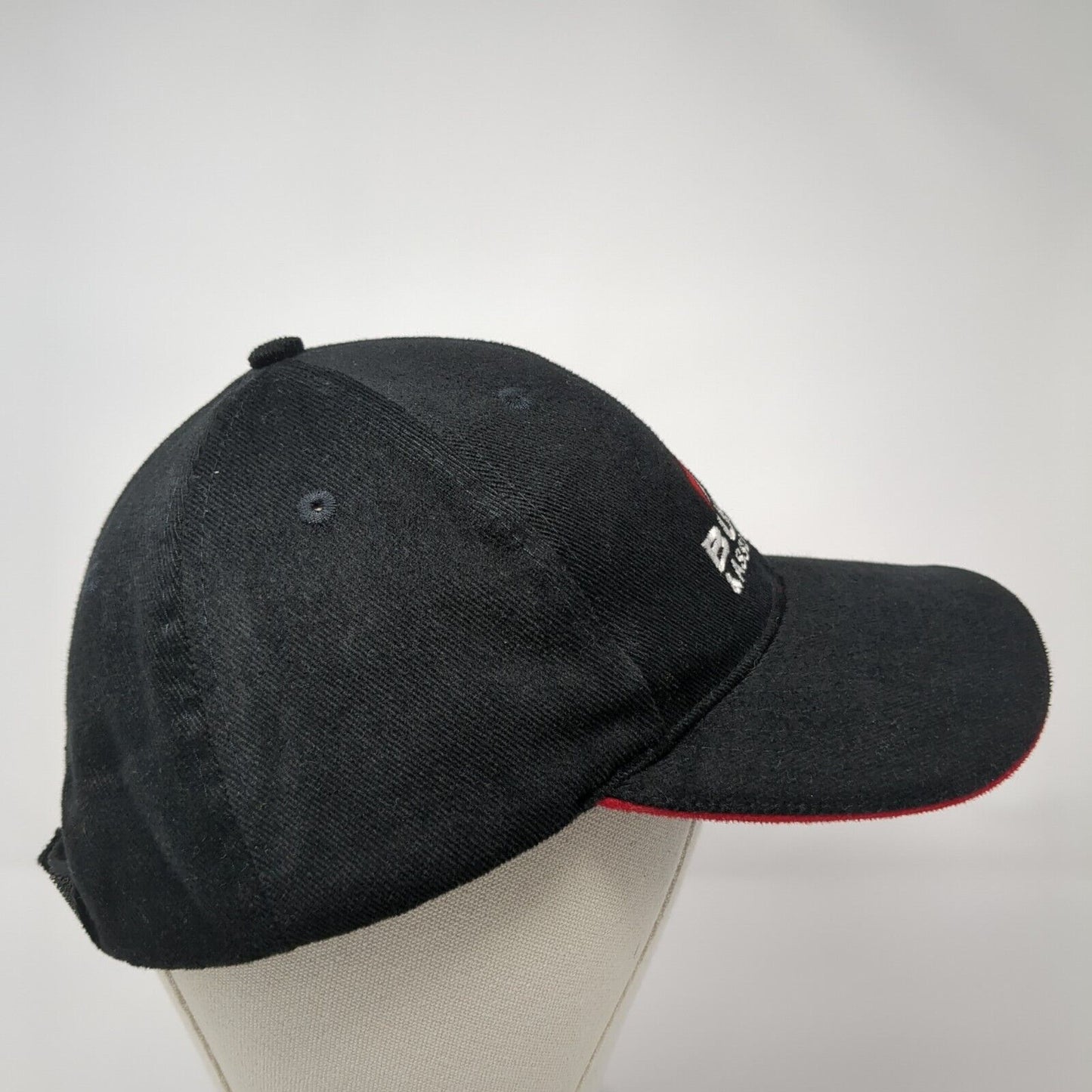 Burke & Associates Inc Strapback Hat Black One Size Adjustable Headmost